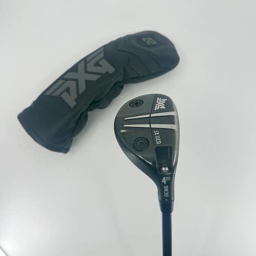 PXG 0311 XF Gen6 4 Hybrid 22* RH Project X Denali Blue HY Regular 80 5.5 Shaft