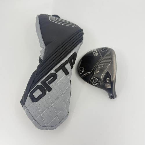 Cobra OPTM LS Titanium 17.5* 5 Wood Head RH Headcover Fairway Wood Used Golf