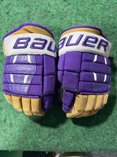Purple Senior Bauer Pro Series Gloves 13" (Used) | St. Michael's College