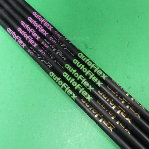 AutoFlex Original SF405 .355 Regular Pulled Graphite Iron Shafts LOT OF 5