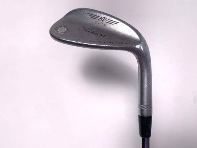 Titleist Vokey Spin Milled SM4 Chrome Sand Wedge SW 56* 14 Wedge Steel Mens RH