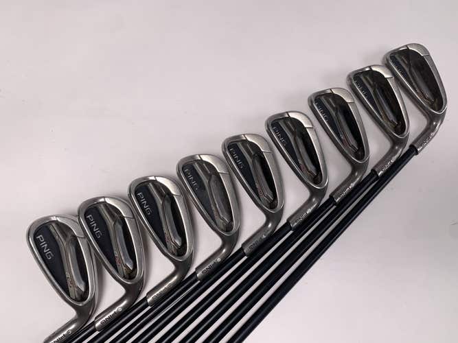 Ping G25 Iron Set 3-PW+AW White Dot 3* Up TFC 189 Stiff Graphite Mens RH