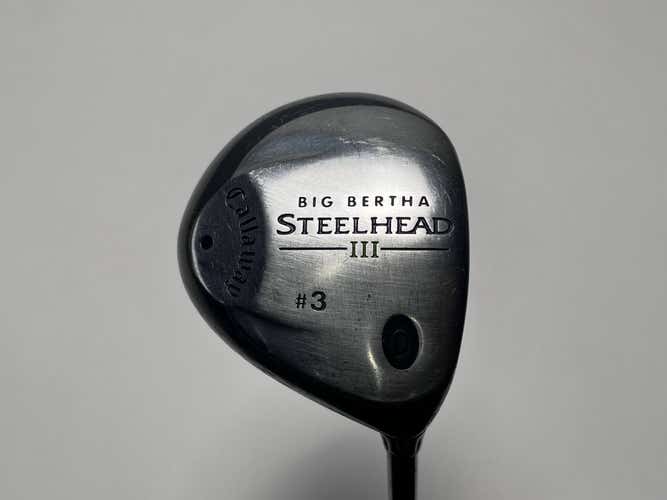 Callaway Steelhead III 3 Fairway Wood 15* System III Ladies Graphite Womens RH