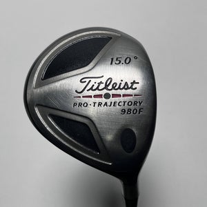 Titleist 980 F 3 Fairway Wood 15* 4375 Regular Graphite Mens RH