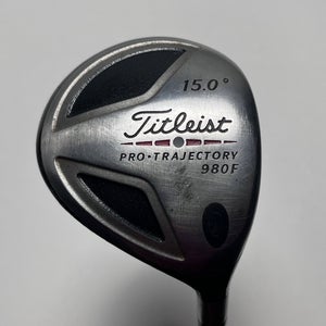 Titleist 980 F 3 Fairway Wood 15* 4375 Regular Graphite Mens RH