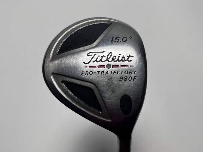 Titleist 980 F 3 Fairway Wood 15* 4375 Regular Graphite Mens RH