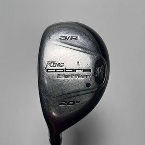 LEFTY Cobra Baffler 2005 3 Hybrid 20* Aldila NV HL 65g Regular LH Midsize Grip