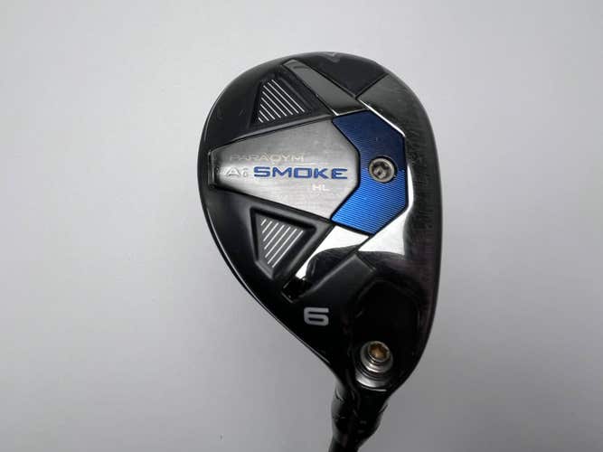 Callaway Paradym Ai Smoke HL 6 Hybrid 27* Vanquish 5 R2 Senior Graphite Mens RH