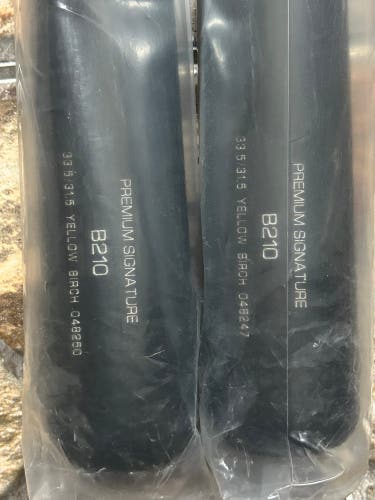 2 Bats (B45) (-3) 30 oz 33" (New) Model B210 Premium Signature Yellow Birch.