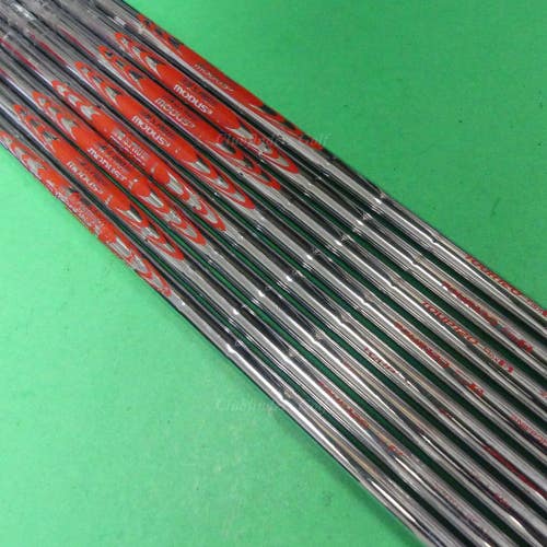 Nippon NS Pro Modus 3 Tour 120 .355 Stiff Pulled Iron Shafts SET OF 8 *READ*