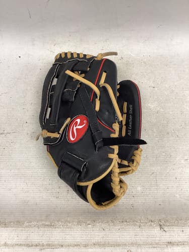 Used Rawlings HIGHLIGHT SERIES GLOVE BB/SB Glove RH Throw Black 11 1/2" 11851-S000053173