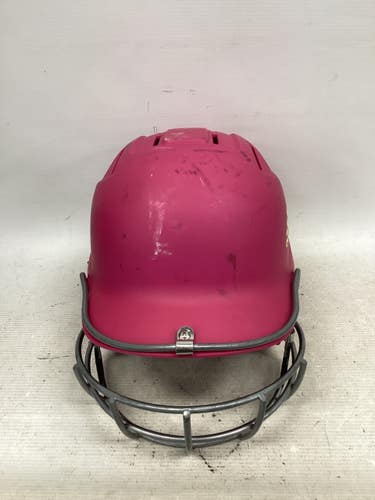 Used Adidas CLIMA COOL Batting Helmet w/Mask Pink SM 11851-S000053163