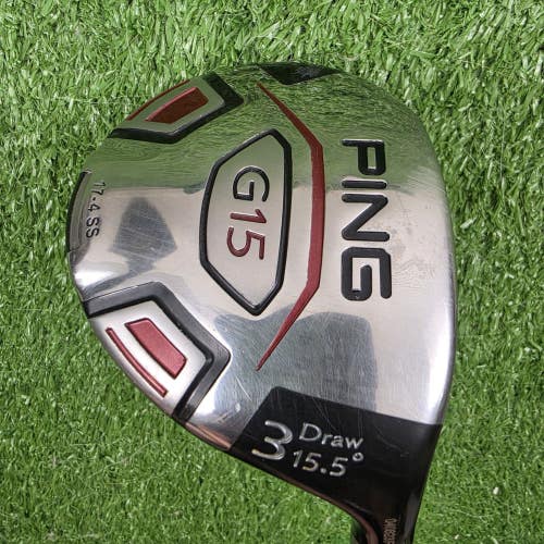 MINT Ping G15 Draw 15.5 3 Fairway Wood 3W TFC 149 F Stiff Flex Graphite RH 43"