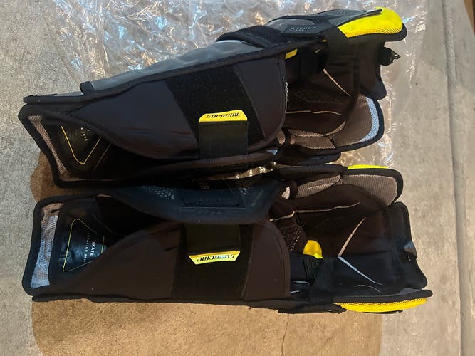 Senior Bauer Supreme Ultrasonic 15" Shin Pads (Used)