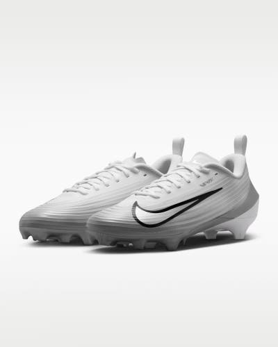 Nike Vapor Speed 3 Football Cleats White Silver Gray Black Size 10 FB3303-100 NEW