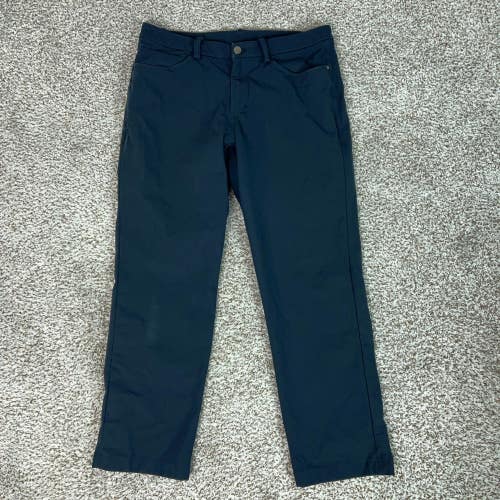 Lululemon Pants Mens 32x28 Navy Blue Active Golf Comfort Performance Chinos