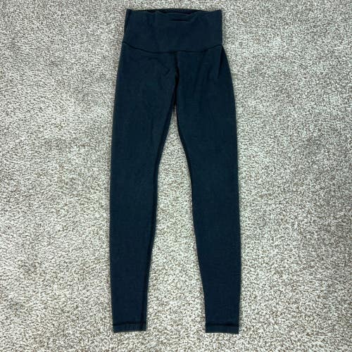 Lululemon Leggings Women Small Navy Yoga High Waisted Athletic Pants Gym Workout