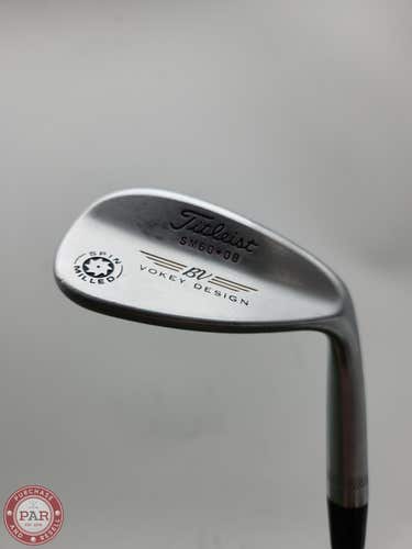 2009 TITLEIST VOKEY SPIN MILLED CHROME WEDGE 60*/8 WEDGEFLEX TT DYNAGOLD 35" GOO