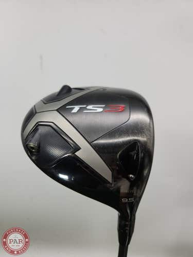 2019 TITLEIST TS3 DRIVER 9.5* STIFF PROJECTX HZRDUS SMOKE BLACK 60G 6.0 +HC VERY