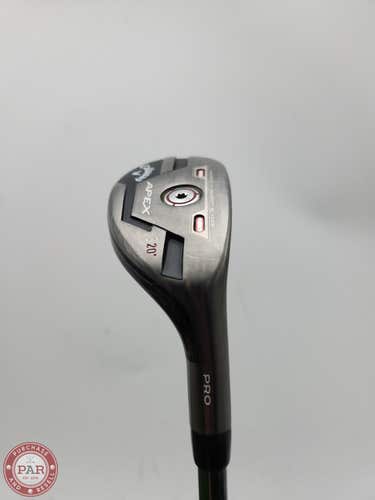 2021 CALLAWAY APEX PRO 21 3 HYBRID 20* STIFF USTT MAMIYA RECOIL DART 75H GOOD