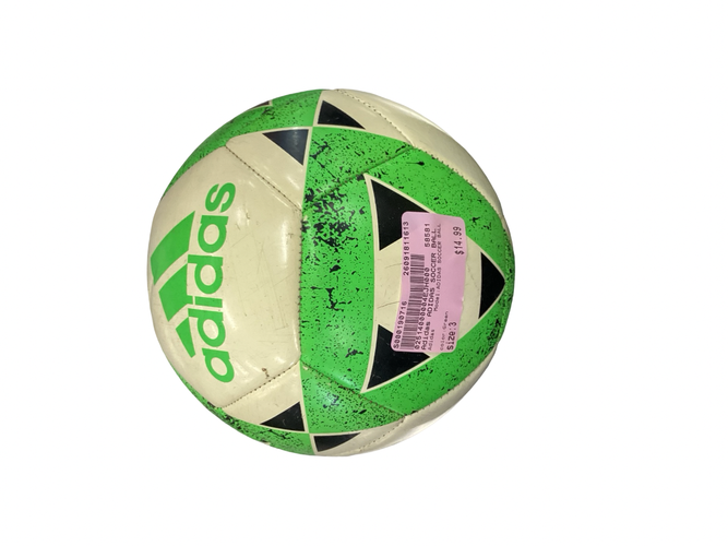 Used Adidas ADIDAS SOCCER BALL All Size Soccer Ball Green 3 11613-S000190716