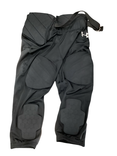 Used Under Armour Adult FB Integrated Pants Black SM 11613-S000190666