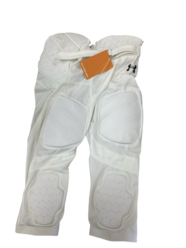 Used Under Armour Youth FB Integrated Pants White XL 11613-S000190665