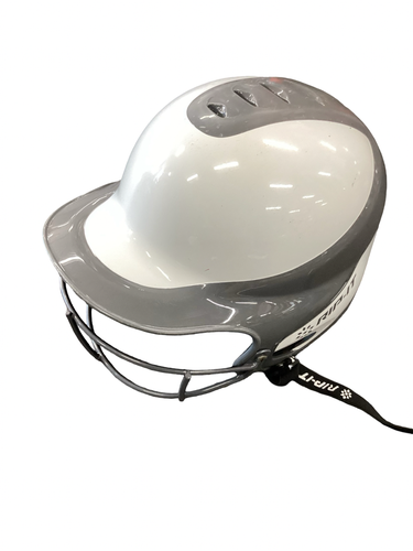 Used RIP-IT HELMET W/ MASK Batting Helmet w/Mask Grey M/L 11613-S000190644