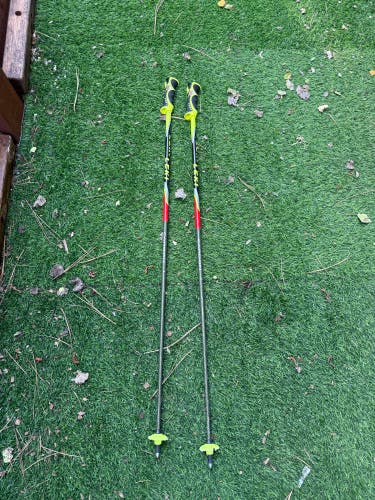 Leki Venom Kevlar Carbon Fiber SL Ski Poles 120cm  (Used)