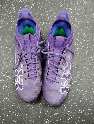 Used Under Armour Adult FB Cleats Purple Senior 11.5 11849-S000044718