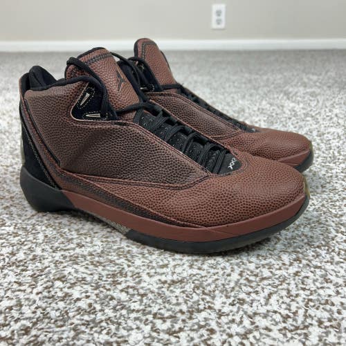 Jordan Shoes Mens Size 9.5 Brown Air Jordan 22 OG Basketball Leather Sneakers