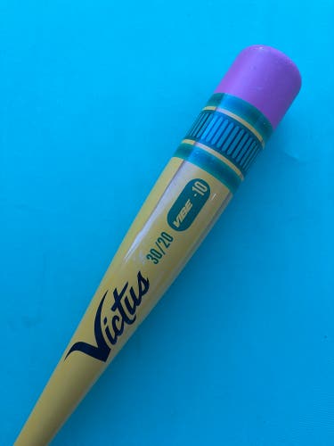 2024 Victus Vibe Alloy Bat USABat Certified (-10) Alloy 20 oz 30" (Used)