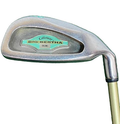 Callaway Big Bertha 9 Iron RH -1" Petite Ladies Flex Graphite 35" Nice Wrap Grip