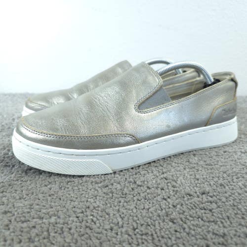 Timberland Atlanta Green Slip On Womens 8 Shoes Metallic Grey TB 0A24WV BZ3