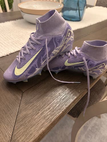 Purple Unisex Size M 5.5 (W 6.5) Nike Mercurial Superfly 10 Elite FG Cleats (Used)