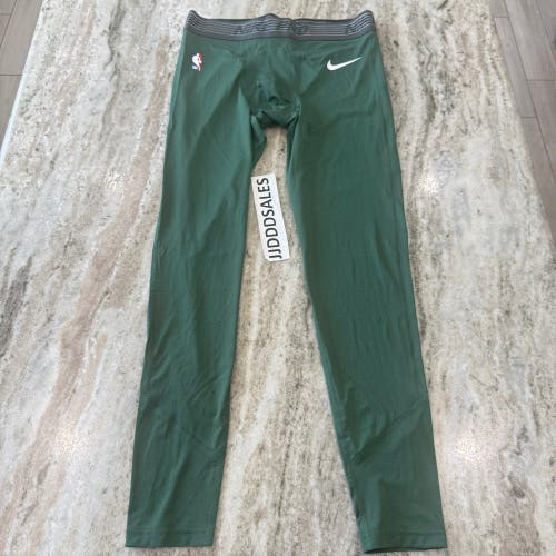 Nike Pro NBA Men's Full Length Compression Leggings Green CI0463-323 Size XL

New Without Tags