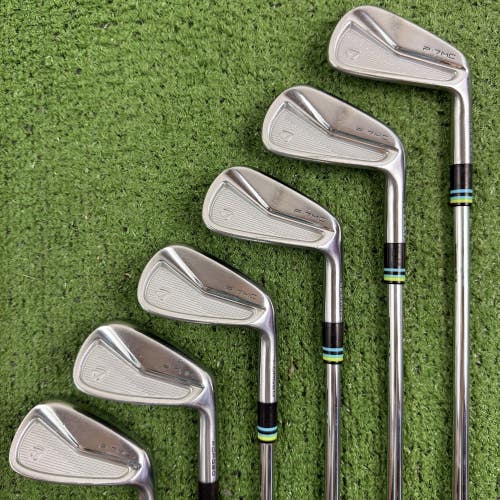Taylormade P7MC 2021 Iron Set 5-PW KBS $ Taper 130 Extra Stiff X Flex +1/2 Long