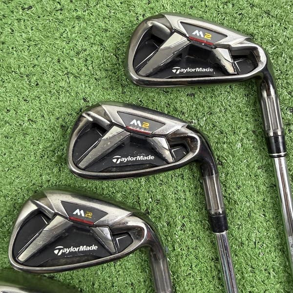 Taylormade M2 2016 Iron Set 7-PW AW SW Reax 88g Stiff Flex Steel