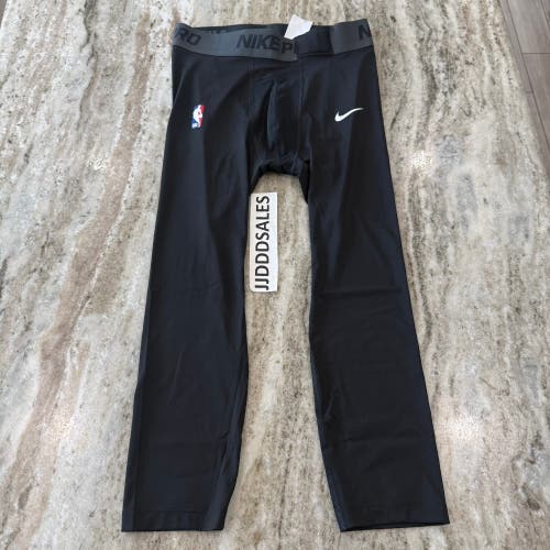 Nike Pro NBA Team Issued 3/4 Compression Tights Black DN1547-010 Men’s L-Tall

New Without Tags