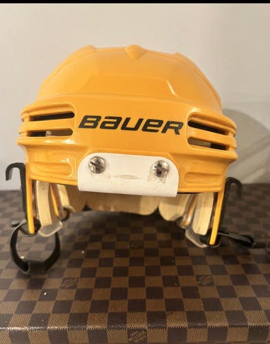RARE Bauer 4500 pro Hockey Helmet Size MEDUIM Yellow