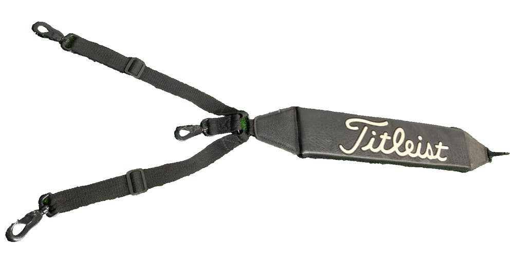 Titleist Staff Bag Replacement Strap OEM 4 Carabiners 3 On Bottom Nice Condition
