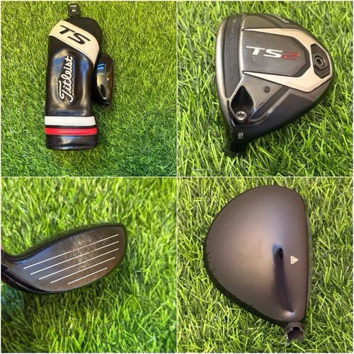 Titleist TS2 15.0* 3 Wood Head LH FAIR SHIPS TODAY