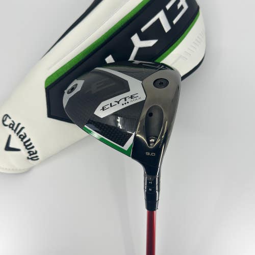 Callaway Elyte Triple Diamond Max Driver 9.0 RH Fujikura Ventus TR Red Velocore