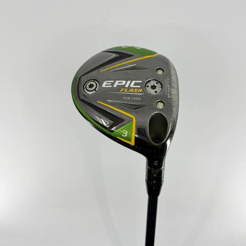 Callaway Epic Flash Sub Zero 3 Wood RH Fujikura Ventus Blue Velocore