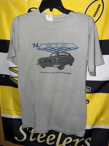 RP Sportswear 74 GTO Classic Car Hot Rod Graphic T Shirt Rare Men’s Size Large Used