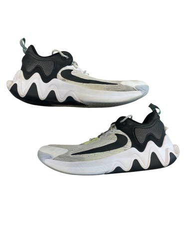 Used Nike GIANNIS Basketball Shoes M Black And White Senior 9.5 11873-S000246487