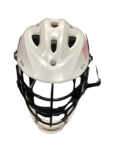 Used Warrior BURN JR Lacrosse Helmet White SM 11613-S000187983