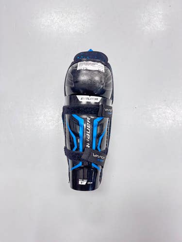 Used Bauer VAPOR VOLT Youth Shin Guards Black 9" 11860-S000316465