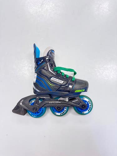 Used Bauer Roller Hockey Skates Black Adjustable 11860-S000316425