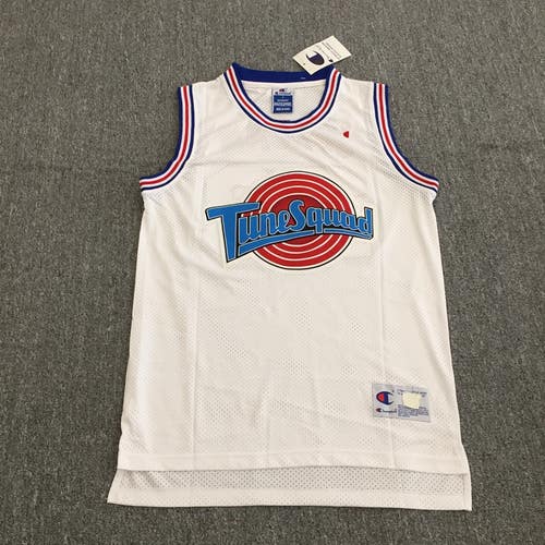 Vintage Champion Michael Jordan Space Jam Jersey Tune Squad White #23 Size Small